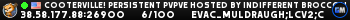 Cooterville! Persistent PvPvE Hosted by Indifferent Broccoli Cooterville! Persistent PvPvE Hosted by Indifferent Broccoli