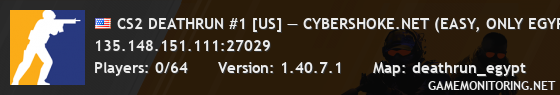 CS2 DEATHRUN #1 [US] — CYBERSHOKE.NET (EASY, ONLY EGYPT)