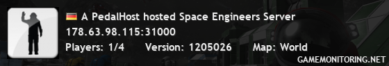 A PedalHost hosted Space Engineers Server