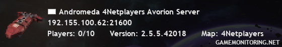 Andromeda 4Netplayers Avorion Server