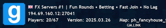 FX Servers #1 | Fun Rounds • Betting • Fast Join • No Lag