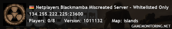Netplayers Blackmamba Miscreated Server - Whitelisted Only
