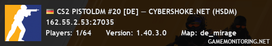 CS2 PISTOLDM #20 [DE] — CYBERSHOKE.NET (HSDM)