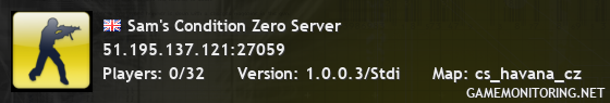 Sam's Condition Zero Server