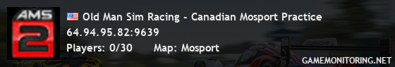 Old Man Sim Racing - Canadian Mosport Practice