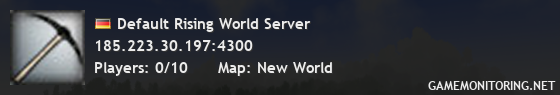 Default Rising World Server