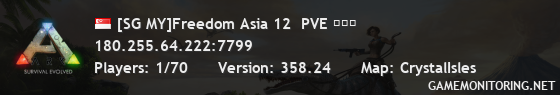 [SG MY]Freedom Asia 12  PVE 水晶岛