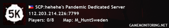 SCP:hehehe's Pandemic Dedicated Server