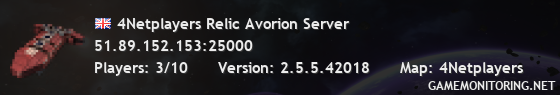 4Netplayers Relic Avorion Server