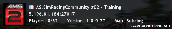 AS.SimRacingCommunity #02 - Training