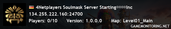 4Netplayers Soulmask Server Starting♡♡♡♡Inc