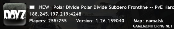 =NEW= Polar Divide Polar Divide Subzero Frontline -- PvE Hardcor