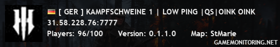 [ GER ] KAMPFSCHWEINE 1 | LOW PING |QS|OINK OINK