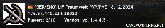 [GER/ENG] LiF Traumwelt PVP/PVE 18.12.2024