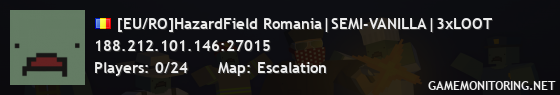 [EU/RO]HazardField Romania|SEMI-VANILLA|3xLOOT