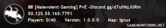 [Malevolent Gaming] PvE -Discord.gg/d7ufMzJURm