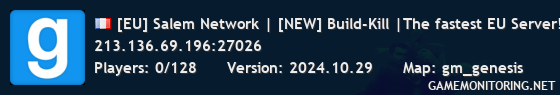 [EU] Salem Network | [NEW] Build-Kill |The fastest EU Server!