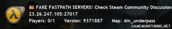 FAKE FASTPATH SERVERS! Check Steam Community Discussions!