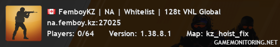 FemboyKZ | NA | Whitelist | 128t VNL Global FemboyKZ | NA | Whitelist | 128t VNL Global
