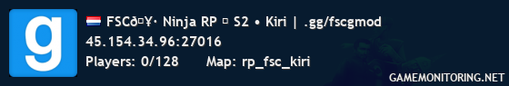 FSC🥷 Ninja RP → S2 • Kiri | .gg/fscgmod