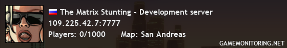 The Matrix Stunting - Development server
