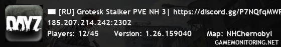 [RU] Grotesk Stalker PVE NH 3| https://discord.gg/P7NQfqMWRq