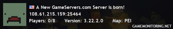 A New GameServers.com Server is born!