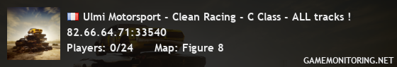 Ulmi Motorsport - Clean Racing - C Class - ALL tracks !