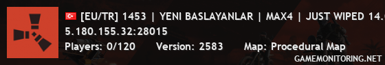 [EU/TR] 1453 | YENI BASLAYANLAR | MAX4 | JUST WIPED 14.03 |