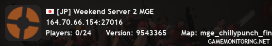 [JP] Weekend Server 2 MGE