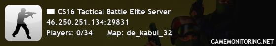 CS16 Tactical Battle Elite Server