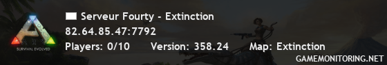 Serveur Fourty - Extinction