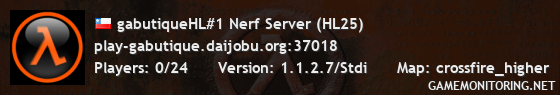 gabutiqueHL#1 Nerf Server (HL25)