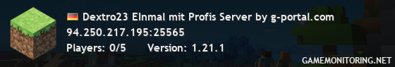 Dextro23 EInmal mit Profis Server by g-portal.com