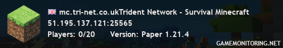 mc.tri-net.co.ukTrident Network - Survival Minecraft