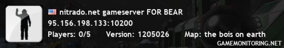 nitrado.net gameserver FOR BEAR