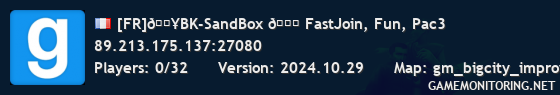 [FR]💥BK-SandBox 💎 FastJoin, Fun, Pac3