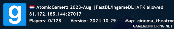 AtomicGamerz 2023-Aug |FastDL/IngameDL|AFK allowed