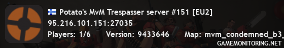 Potato's MvM Trespasser server #151 [EU2]