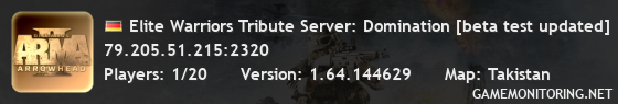Elite Warriors Tribute Server: Domination [beta test updated]