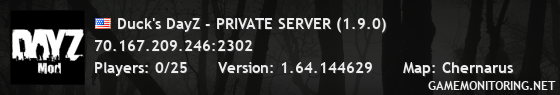 Duck's DayZ - PRIVATE SERVER (1.9.0)