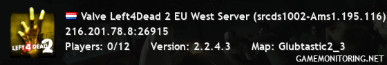 Valve Left4Dead 2 EU West Server (srcds1002-Ams1.195.116)