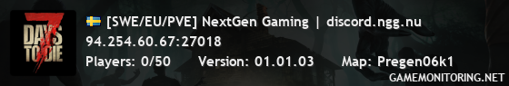[SWE/EU/PVE] NextGen Gaming | discord.ngg.nu