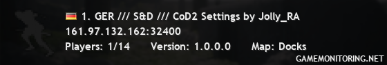 1. GER /// S&D /// CoD2 Settings by Jolly_RA