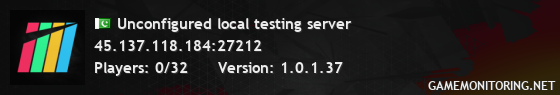 Unconfigured local testing server