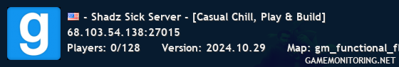 - Shadz Sick Server - [Casual Chill, Play & Build]