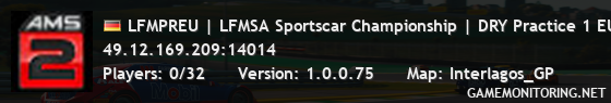 LFMPREU | LFMSA Sportscar Championship | DRY Practice 1 EU | S1