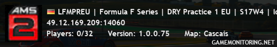 LFMPREU | Formula F Series | DRY Practice 1 EU | S17W4 | lowfue