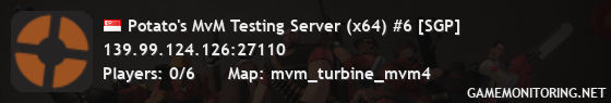 Potato's MvM Testing Server (x64) #6 [SGP]