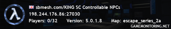 sbmesh.com/KING SC Controllable NPCs sbmesh.com/KING SC Controllable NPCs